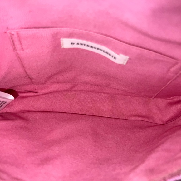 Anthropologie Pink Olive Beaded Purse - Picture 8 of 10